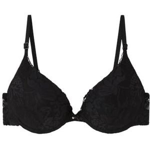 women'secret Gorgeous Push Up BH kant zwart dames, Zwart, 90C