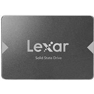 Lexar NS100 2,5” SATA III 6 Gb/s Interne SSD 128GB, SSD Schijf, Solid-State Drive, Tot 520 MB/s Lezen, voor laptop, desktopcomputer/pc (LNS100-128AMZN)