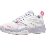 K-Swiss Performance Speedex Padel tennisschoen voor dames, wit/Arctic Ice/Neon Pink, 37 EU, White Arctic Ice Neon Pink, 37 EU