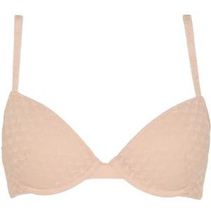 Emporio Armani All Over Eagle Mesh Push Up Removable Pads Bh