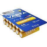 VARTA alkaline AAA (LR03) duurzame batterijen 1,5 V AA Mignon 12 stuks 12 Pile zilver