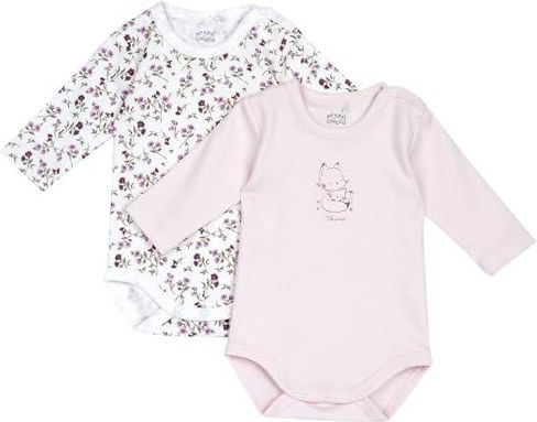 Chicco Rompertje/body  olijfgroen / braam / pastelroze / wit