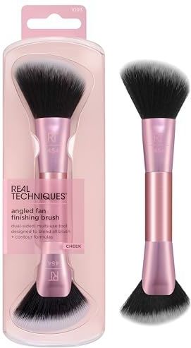 Real Techniques - Afgeschuinde Borstel - 2-in-1 Make-upgereedschap - Veganistisch - Dierproefvrij