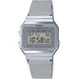 Casio Horloge A700WEM-7AEF, Zilver, één maat
