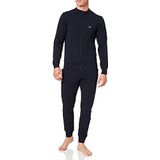 Emporio Armani Heren Full Zip Trui en Broek Loungewear Set Pyjama (Pack van 2), Marinier, L