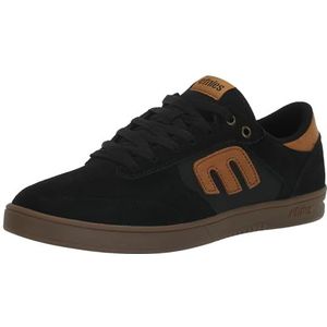 Etnies Heren Windrow Skate Schoe, zwart/gom, 8 UK, Zwarte Gum, 42 EU