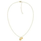 Tommy Hilfiger - Damesketting - Goud - Roestvrij Staal - Hangers met Kristallen