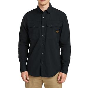 G-STAR Dakota slim overhemd voor heren, blauw (Salute Gd D25223-d385-d418), XXL