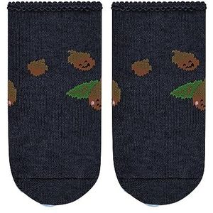 FALKE Baby Slipper Sok, Blauw (Blauwe Mel. 6875), 3-6 maanden