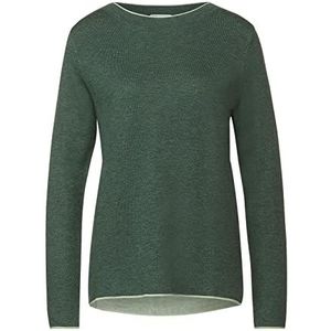 Street One Dames A301896 Gebreide trui, Comfy Green Melange, 36 Comfy Green Melange, 36
