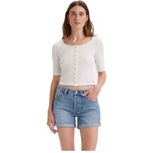 Levi's Dry Goods Waffle TOP Whites, Egret, XS