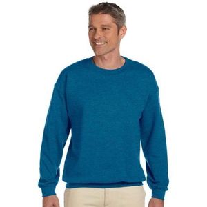 Gildan Fleece sweatshirt met ronde hals voor heren, Antieke Saffier, L