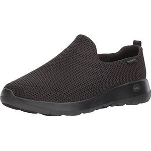 Skechers Go Walk Max Slip On Sneakers voor heren, Zwart Textiel Trim, 40 EU