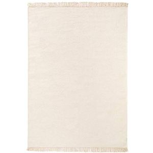 Benuta Wollen tapijt Liv Cream 140x200 cm - natuurvezeltapijt van wol, 140 x 200 cm, 4053894793387