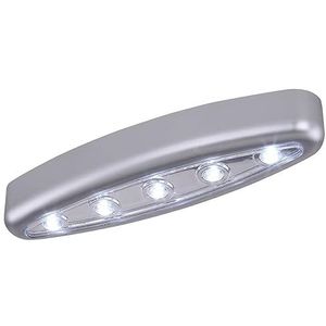 LED onderbouwlamp ALIANO excl. 3 x AAA met drukschakelaar ON/OFF chroom ovaal ABS