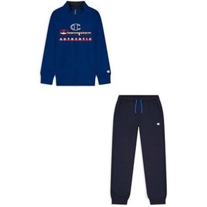 Champion Legacy Sweatsuits B-Graphic Shop Powerblend Fleece Full Zip Sportpak Kinderen en Jongens, Blu/Blu Marino, 5-6 Jaar