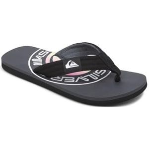 Quiksilver Molokai Layback Flip-Flop voor heren, Grey Green Grey, 45 EU
