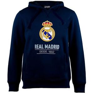 Real Madrid Zweetcapuchon, hoodie, maat S, Blauw, S-XXL