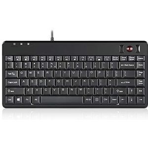Perixx - PERIBOARD-505H PLUS - Bedrade Toetsenbord - Zwart - USB - QWERTY US