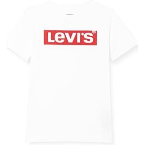 Levi's Kids Lvb T-shirt met korte mouwen voor jongens, Kleur: wit, 5 Jaren