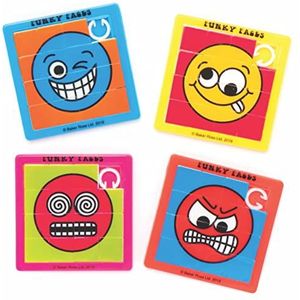 Emoji Schuifpuzzels (6 stuks) - Baker Ross