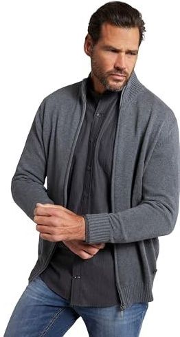 JP1880 - Gebreid Vest - Donkergrijs