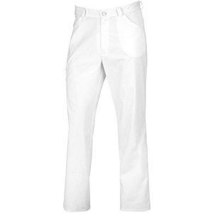 BP 1651 686 unisex jeans van gemengde stof met stretch-aandeel wit, maat Mn