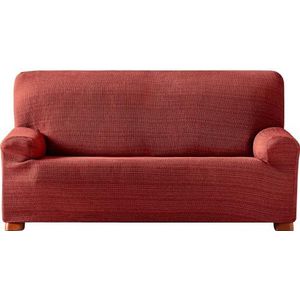 ECOMMERC3 Elastische jacquard-bankhoes, 2-zits, universele pasvorm en ademend, bordeaux, slijtvast, antislip design met elastische band