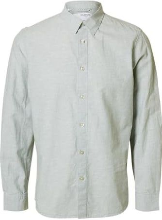 Slhslim-Sun Shirt Ls Noos, Iceberg Green., S