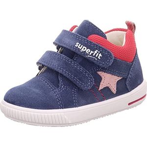 Superfit Moppy loopschoenen voor meisjes, Blauw Rood 8030, 24 EU