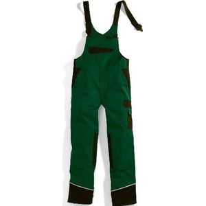BP 1608-559 tuinbroek, 65% polyester, 35% katoen groen/zwart, maat 56