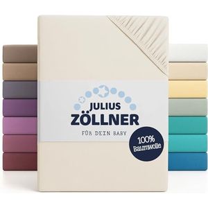 Julius Zöllner Jersey Hoeslaken voor Wieg - Ecru - 90/40 cm