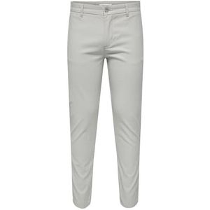 ONLY & SONS Herenbroek ONSMARK slim fit broek, Limestone, 30W / 30L