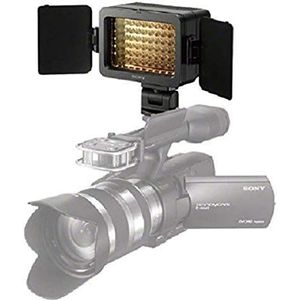 Sony HVL-LE1 LED-videolamp (tot 1800 Lux, draaibaar, continu licht, geschikt voor camcorders en camera's)