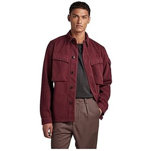 G Star Raw Mysterious Regular overhemd voor heren, Purpur (Vineyard Wine D21982-d200-d303), M
