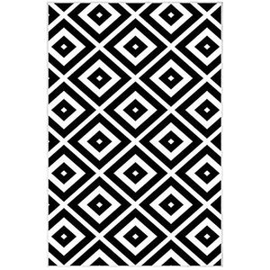Homemania Bedrukt tapijt Symmetry 1, bedrukt, meerkleurig, polyamide, 80 x 200 cm