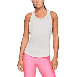 Under Armour Streaker 2.0 Racer, ademende tanktop voor dames, mouwloos en sneldrogend sportshirt met nauwe pasvorm