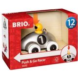 BRIO Push & Go Racewagen, 30232, Zilveren Editie