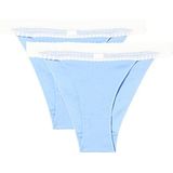 Sloggi Dames GO Ribbed C2P Tanga, Riviera, XS