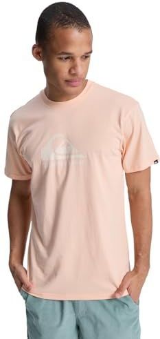 QUIKSILVER - T-shirt - Licht Abrikoos - Katoen