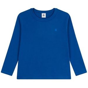 Petit Bateau T-shirt voor kinderen, lange mouwen, van effen katoen, Olympisch, 3 Jaren