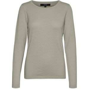 VERO MODA VMCARE gebreide trui, Abbey Stone, M