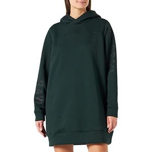 G-STAR RAW Dames Multi gr Loose Hooded Sweater Jurk, Groen (lauw A971-4287), XL