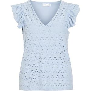 VILA Shirt 'VIAmalina'  lichtblauw