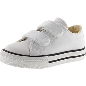 Victoria Tribu Unisex Canvas Low Tennis & Rubber Toe & Straps 106555 for Kids BLANCO 22