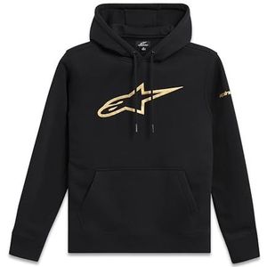 Alpinestars Gilded Hoodie Sweatshirt met Capuchon Heren Sportstijl Zwart/Goud S, Zwart/Goud, S