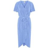 YAS - YASOLINDA - Jurk - Royal Blue - Asymmetrische Zoom - V-hals