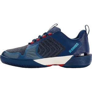 K-Swiss Performance Ultrashot 3 Hb tennisschoen voor heren, Lolly Blauw Opaal Blanc De Blanc, 42.5 EU