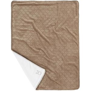 Nattou - Lapidou - Wikkeldeken - Bruin - 100% Polyester