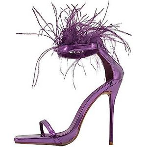 faina Dames stiletto sandaal, paars, 40 EU, lila, 40 EU